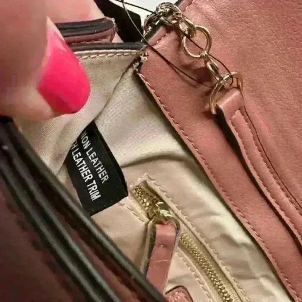 NWT!!! INC Jeenn fold over clutch bag/shoulder bag - Mauve/Dusty Pink Color